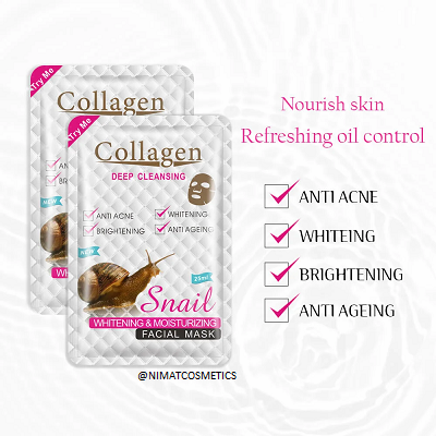 SNAIL COLLAGEN FACE MASKS