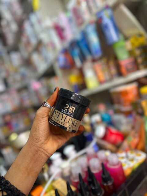 2 BLACK STYLING GEL