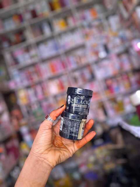 2 BLACK HAIR CREAM