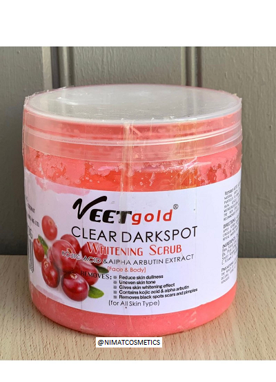 VEET GOLD SCRUBS FACE/BODY SCRUBS