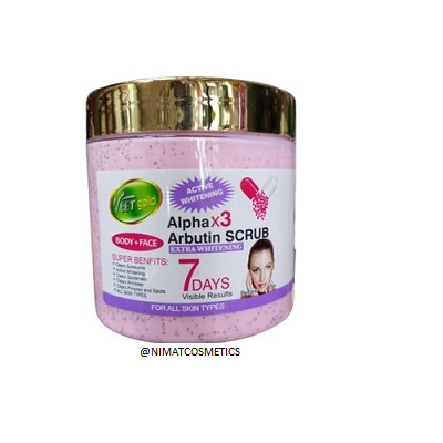 VEET GOLD SCRUBS FACE/BODY SCRUBS